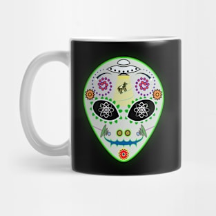 Alien Day of the Dead Mask Mug